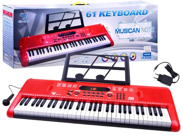 Keyboardorgel med mikrofon 61kl SD-6118 IN0132
