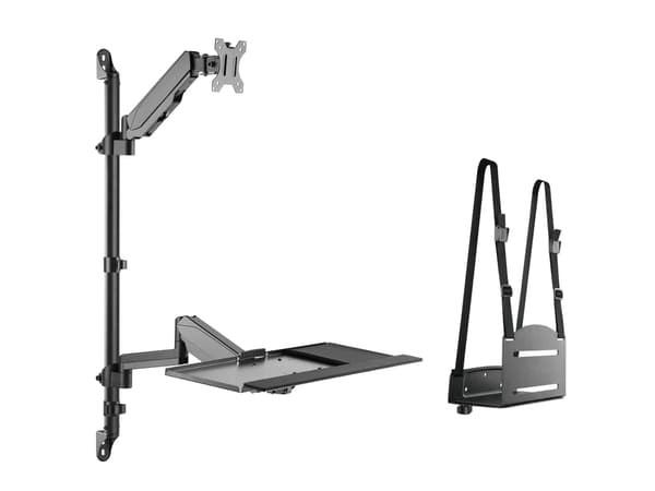 Equip-näytön seinäteline 17\" - 32\" työasema (650170)
