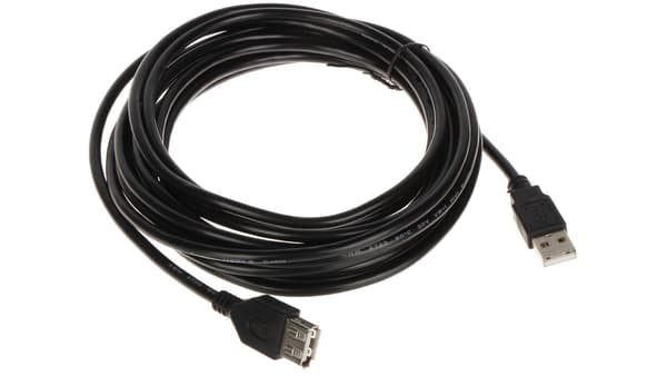 Lanberg USB 5,0 m musta