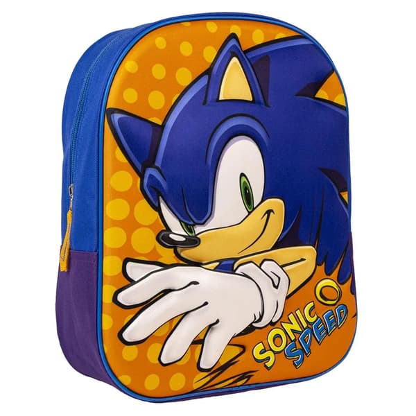 Sonic The Hedgehog 3D rygsæk 31cm