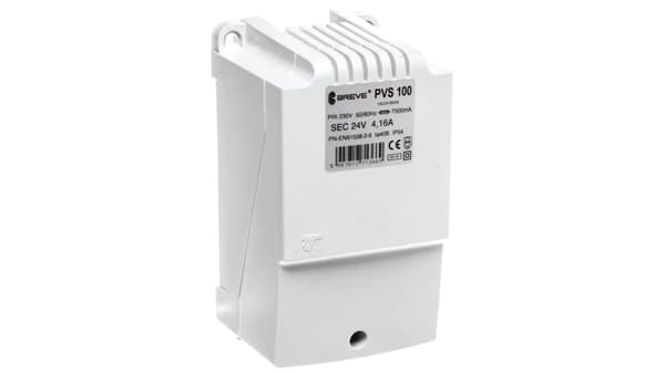 1-fas transformator PVS 100VA 230/24V /i kapsling IP54/ 16024-9946