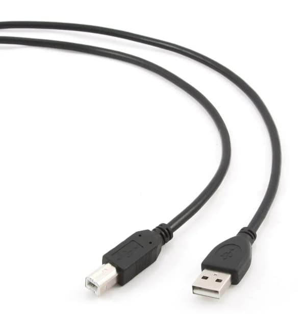USB A til USB B-kabel GEMBIRD CCP-USB2-AMBM-10 3 m Sort