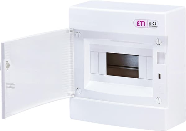 1x8 utanpåliggande modulär kopplingsutrustning /vit/ IP40 ECT8PO DIDO 001101005