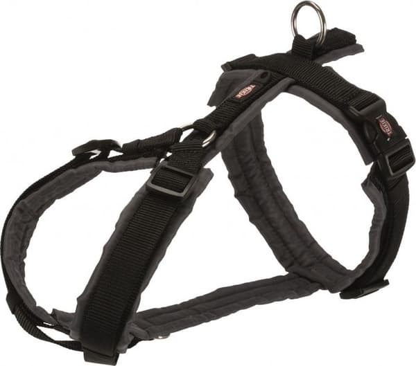 Trixie Premium vandresele, M: 53–64 cm/20 mm, sort/grafit
