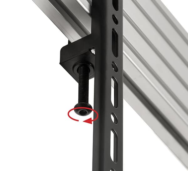 B-Tech Flat Screen Interface Arms System X Universal Interface Arms - VESA 400, Plattpanelsfäste arm, Svart, 70 kg, Skena, 177,8 cm (70\"),
