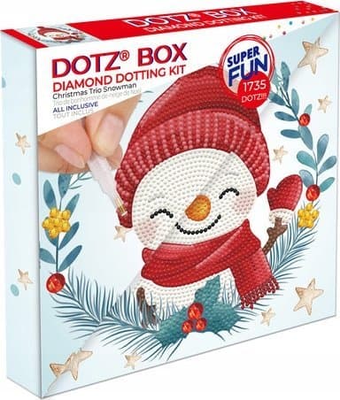 DIAMOND DOTZ DIAMOND DOTZ DOTZ BOX JUL TRIO SNÖGUBBE