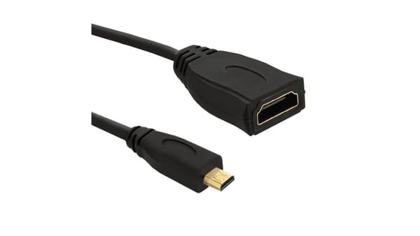 QOLTEC 50399 Qoltec Kabel Micro HDMI D Han /HDMI A Hun v1.4 0.2m