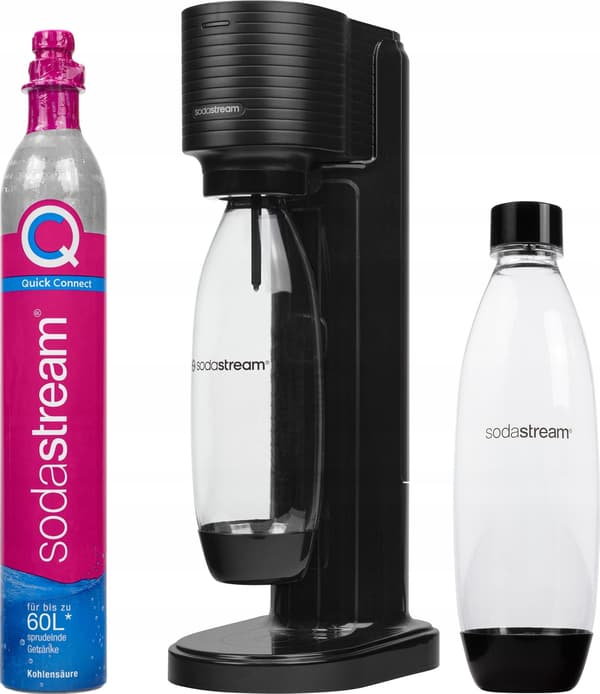 SodaStream Gaia QC -hiilihapotuslaite, musta, sis. 1 pullon (1017911770)