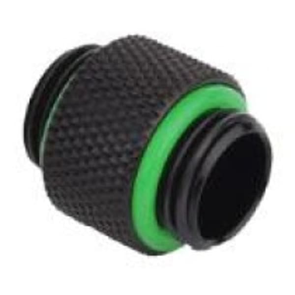 Bitspower Lige Adapter G1/4 tomme AG til G1/4 tomme AG - Lang, Mat Sort