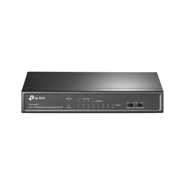TP-Link Switch TL-SF1008LP - V1 - 8 porte - 8x GE (10/100) - 4x PoE