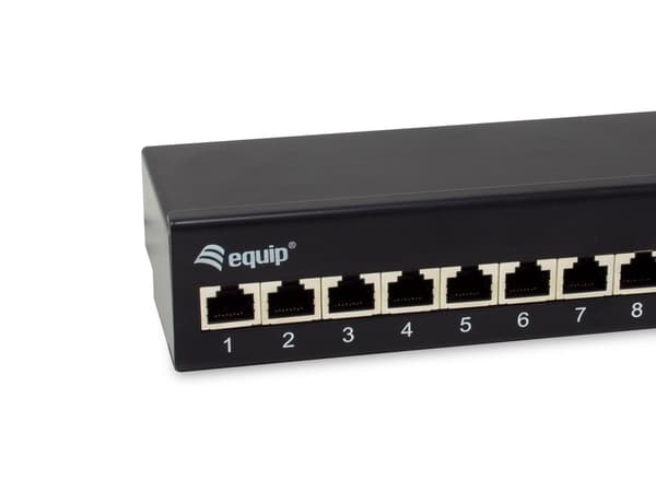 Equip Equip Patchpanel 12x RJ45 Cat6A FTP 1HE Premium sort