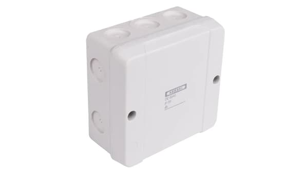Hensel Fastener dåse 98x98x52mm grå - DE 9340