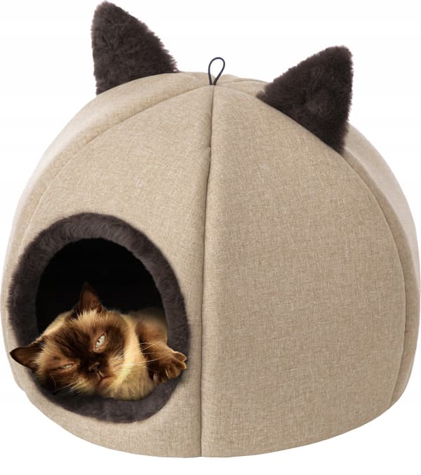 DOGGY R2 KITTY HEAD BEIGE
