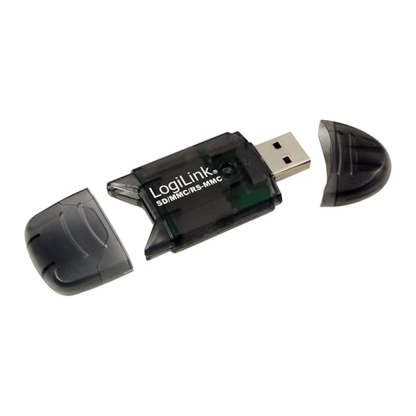 LogiLink kortlæser CR0007 - USB 2.0 / SD og MMC
