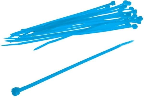 Bitspower kabelbinder sæt 20 stk 120mm - UV blå