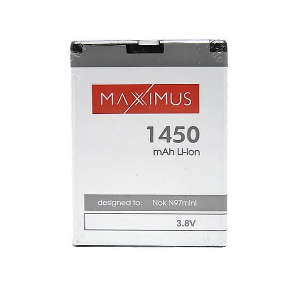 Batteri Maxximus NOKIA N97 MINI/N8/E5-00/E7-00 BL-4D 1450 mAh