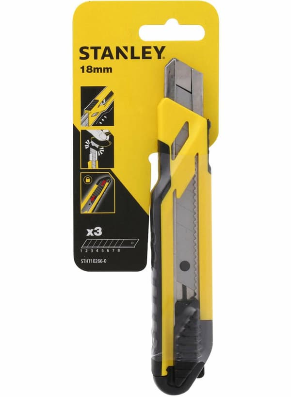 Leikkuri Stanley Keltainen 18 mm