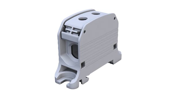 SIMBLOCK Kierreliitinkiskoadapteri Al/Cu 2x50mm2 STB-50 harmaa 81001002
