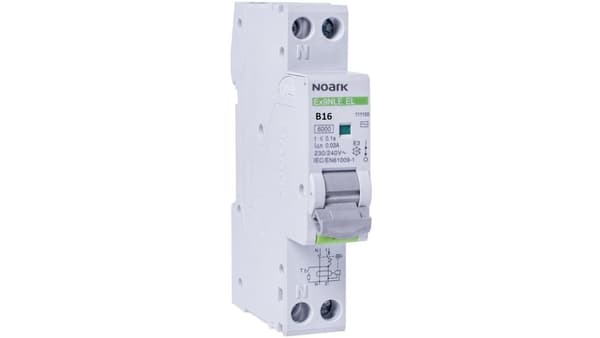 Ex9nle EL 1PN B16 30mA EU 1-modul Differentialforbinder