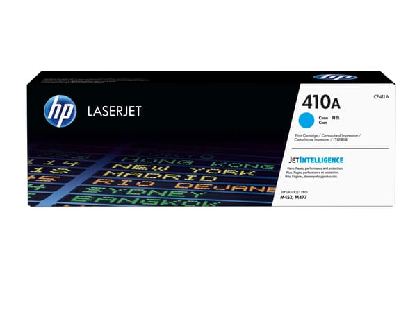 HP 410A - cyan - original - LaserJet - tonerpatron (CF411A)