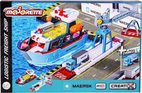 Majorette: Mærsk sæt + 1 køretøj