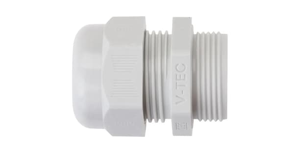 Polyamid kabelholder PG21 IP68 V-TEC PG21 LGR lysegrå 2024764 /25 stk /