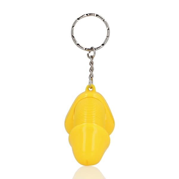 EasyToys Super Dicky Nyckelring Gul - Rolig Samlaraccessoar
