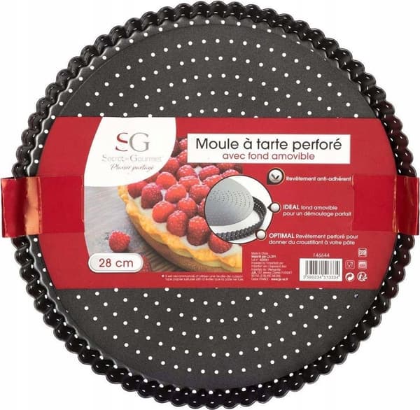 5five Bageform tærter, quiche, Ø 28 cm, metal