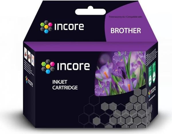 INCORE blækpatron til Brother (LC223C) Cyan 13 ml