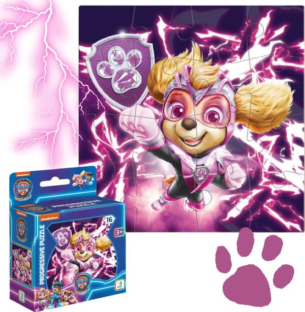 Puslespil 16 Paw Patrol. Skye