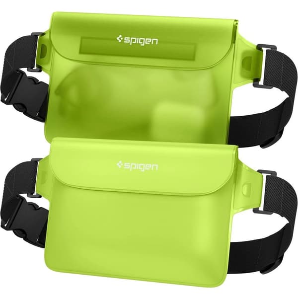 Spigen Aqua Shield A620 vandtæt hoftetaske IPX8 - grøn 2 stk.
