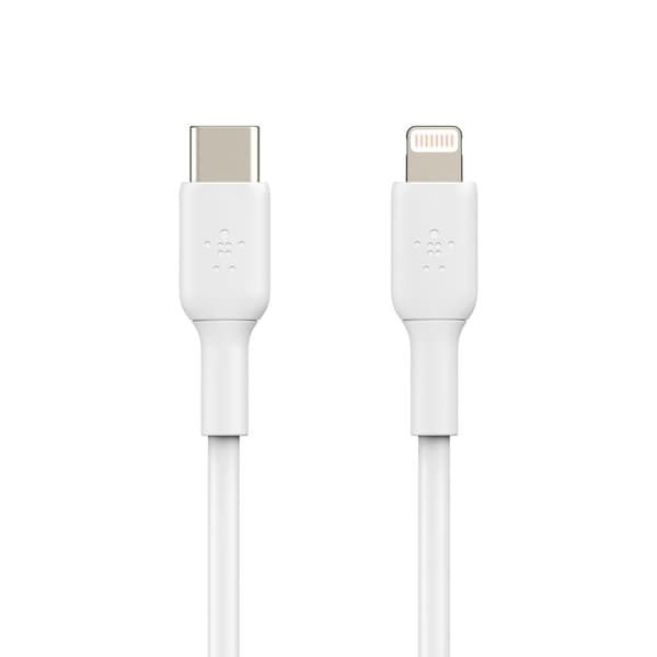 Belkin BOOST Charge Lightning till USB-C 2m vit CAA003bt2MWH