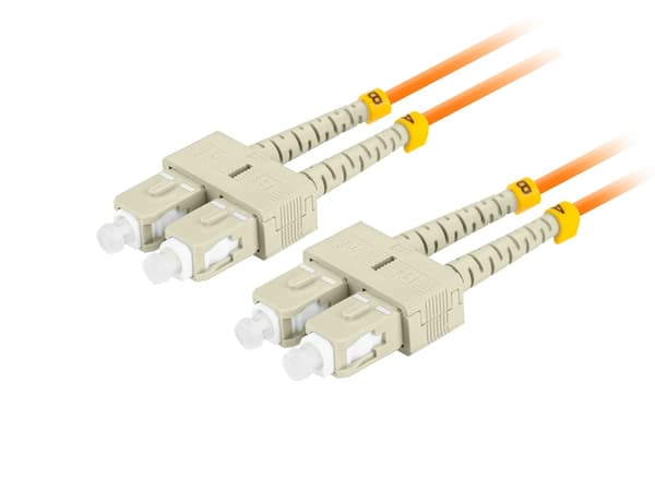 Lanberg light-air MM SC/UPC - SC/UPC 5.0m oranssi