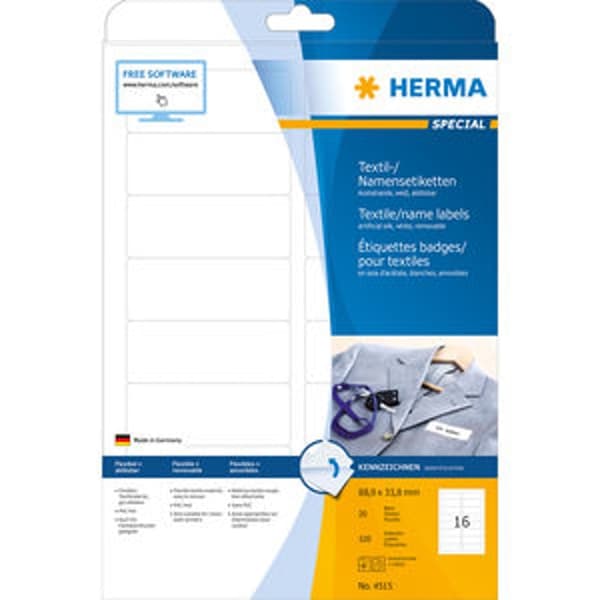 HERMA Special Name/textile - etiketter
