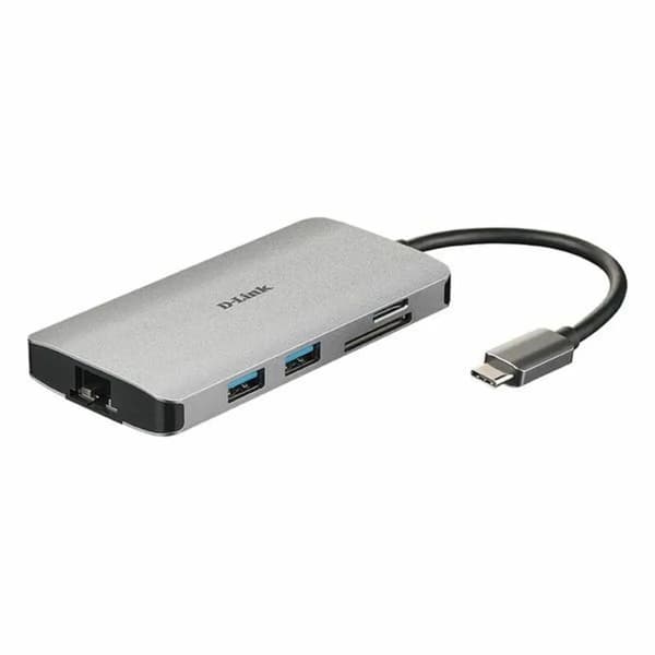 USB-hubb C D-Link DUB-M810 Silver