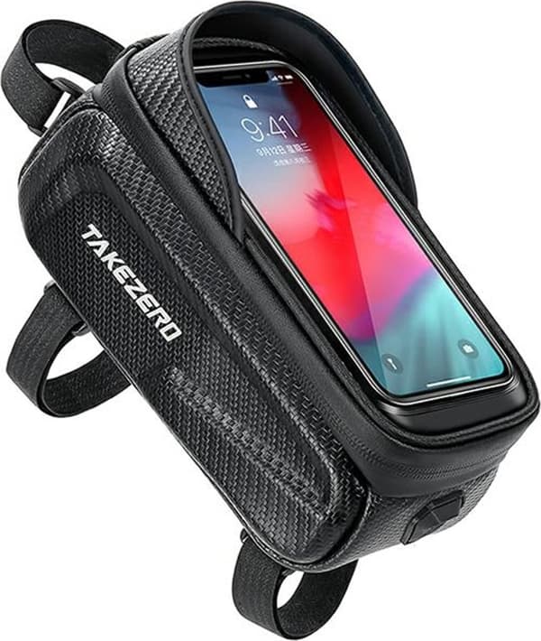 Cykelkuffert/holder TAKEZERO TZ01 rammetaske sort/sort