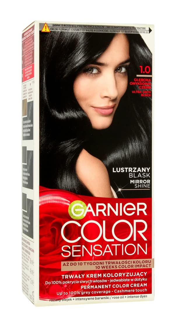 Garnier Color Sensation -hiusväri 1.0 Onyx Black - Onyx Soil