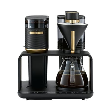 Melitta - EPOS Sort-sølv - Overløbsmaskine med indbygget skyder
