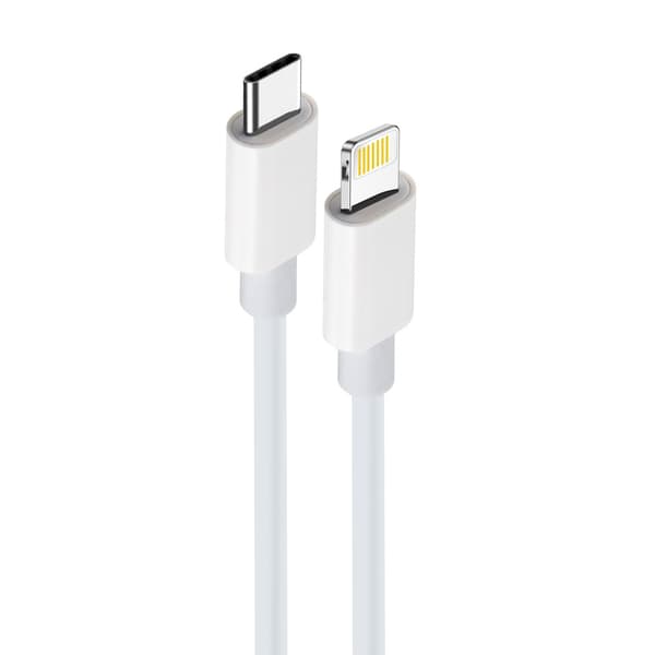 Maxlife-kaapeli MXUC-05 USB-C - Lightning 2,0 m 20W valkoinen