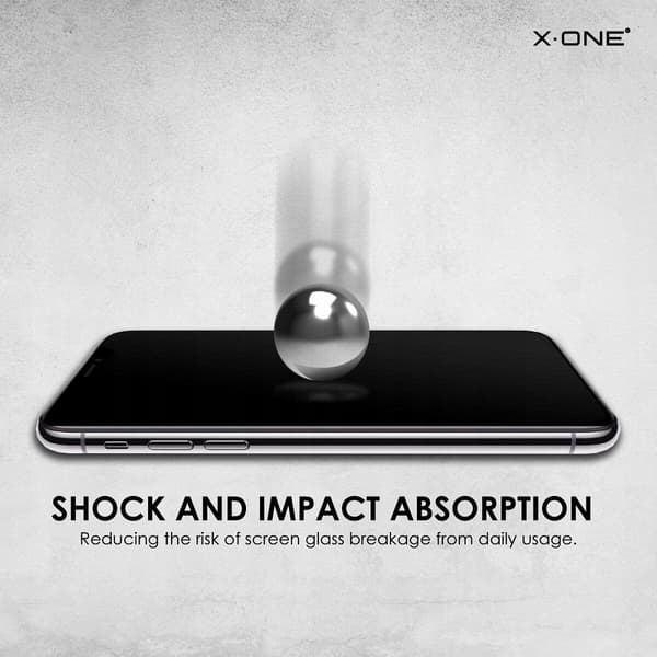 X-ONE Full Cover Extra Strong Mat Hærdet Glas - til iPhone 16 Pro (full glue) sort