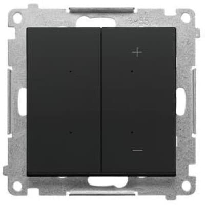 Simon 55 lysdæmper til LED dæmpbart tastatur (modul) mat sort TESL1.01/149