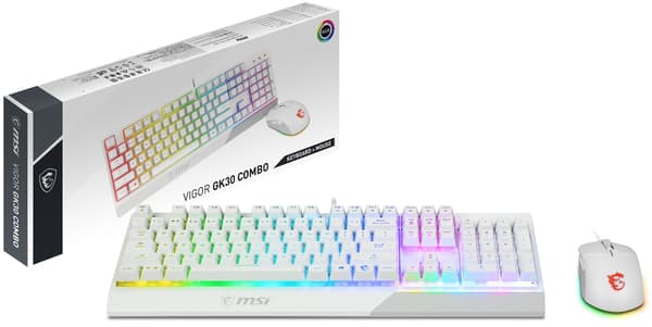 MSI VIGOR GK30 COMBO WHITE US