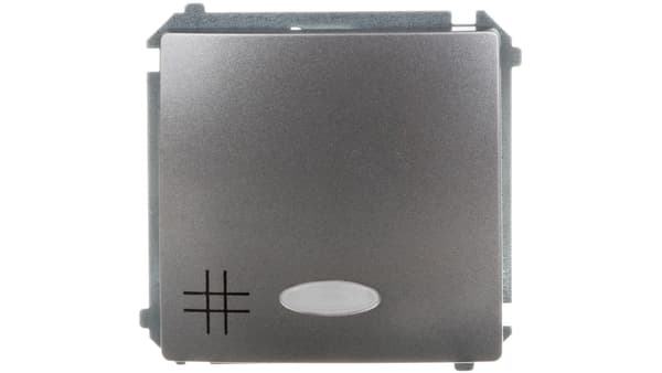Simon Basic Cross -kytkentätanko ruostumaton teräs valolla, pikaliitäntä, punainen BMW7L.01/21