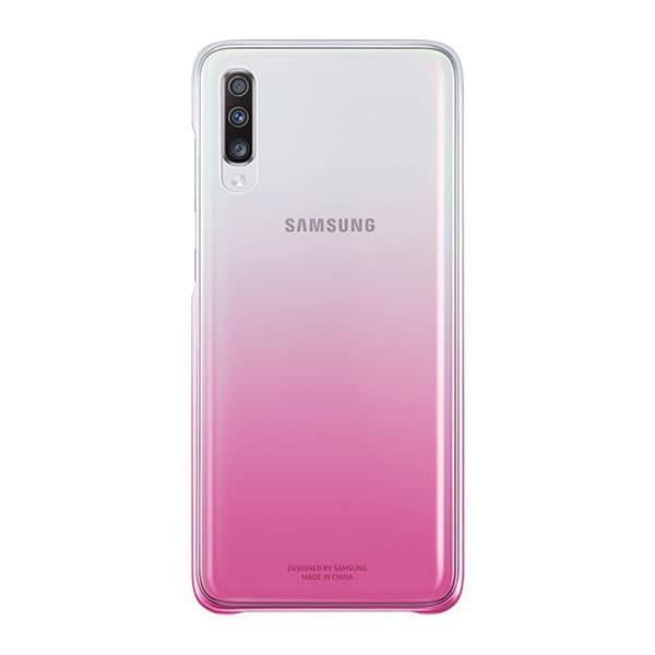 Gradation-suojakuori Samsung Galaxy A70:lle, pinkki