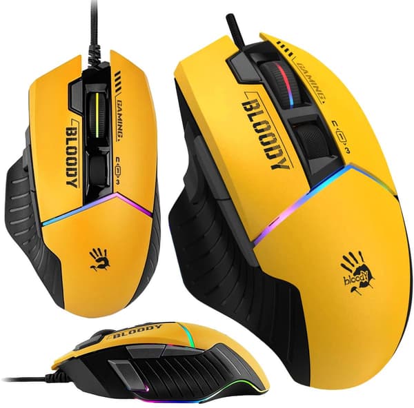 A4TECH BLOODY W95Max USB Sports Lime Mus