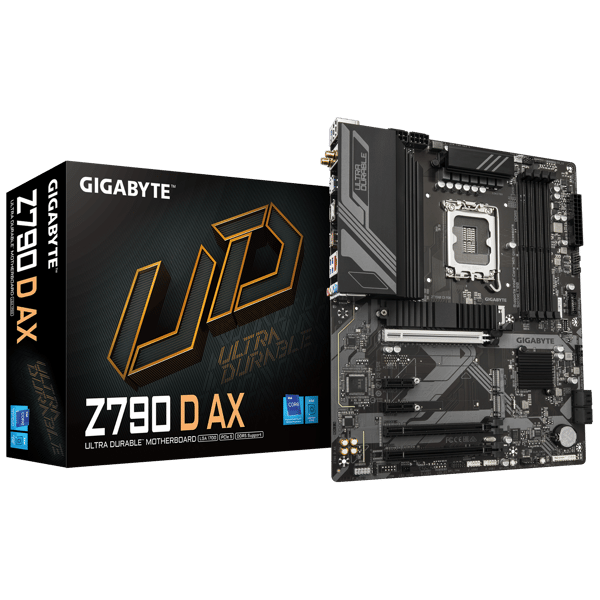 Gigabyte Z790 D AX - 1.0 - moderkort - ATX - LGA1700 Socket - Z790