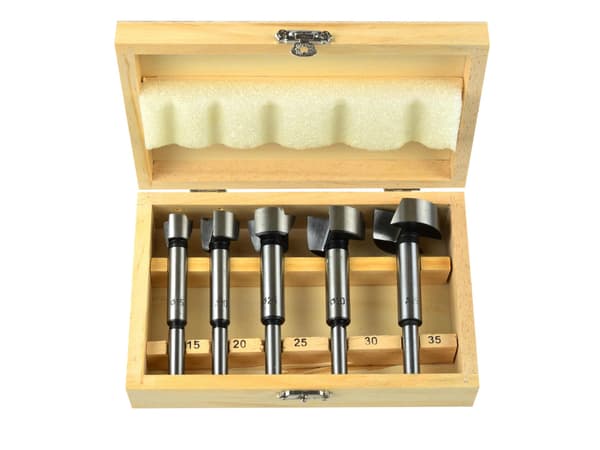 AWTOOLS TRÆBESKÆRERE /SÆT 5 stk. 15-20-25-30-35mm SKAFT 8mm