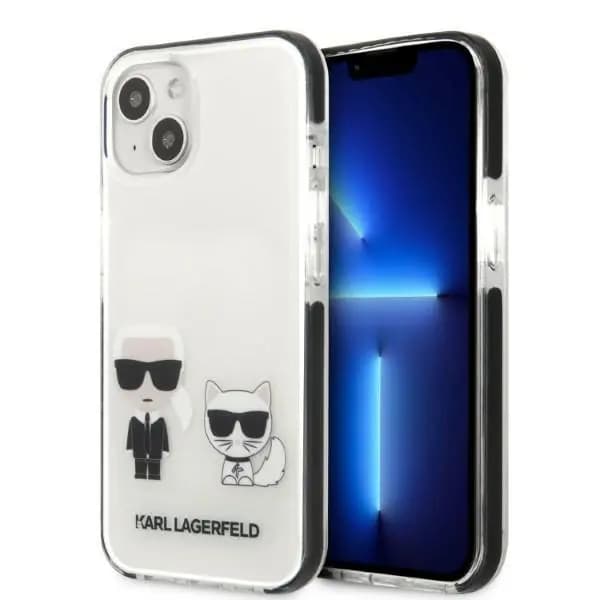 Karl Lagerfeld KLHCP13STPEKCW iPhone 13 mini 5.4\" Hardcase vit/vit Karl&Choupette