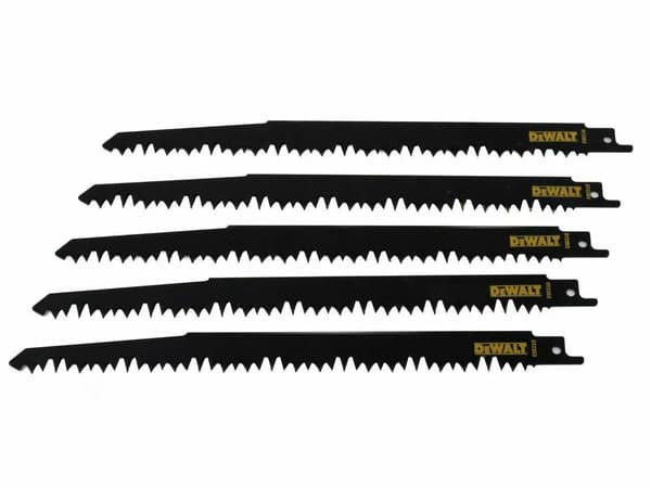 Dewalt Bajonetsavklinger til HCS 240mm bajonetsave 5-6,5mm 5stk. DT2352