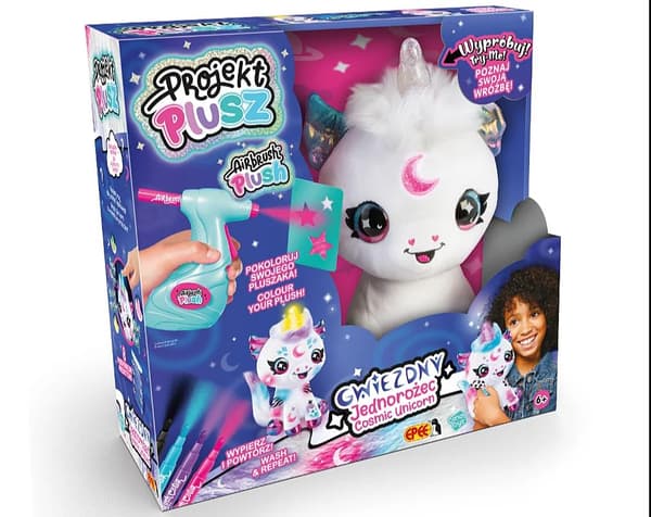 Plysch Star Unicorn Lysande Horn